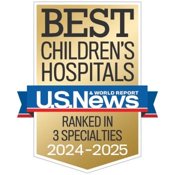 best children's hospital 2024-2025 badge