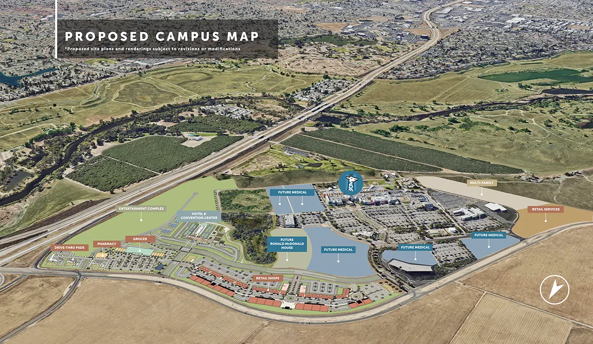 Valley Childrens Healthcare Impact Report 2024 Map