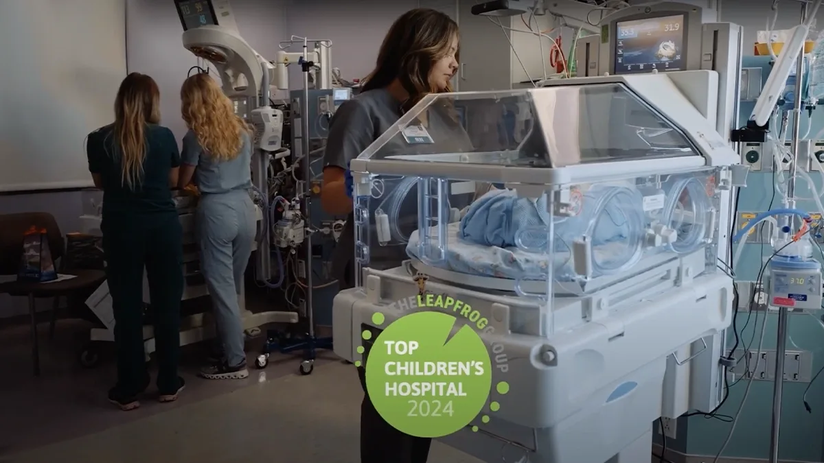 Valley Childrens Healthcare Leapfrog